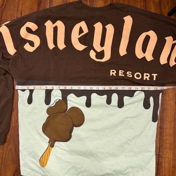 Disneyland Mickey Mouse Vintage Ice Cream Brown Spirit Jersey Size Large - Picture 5 of 7